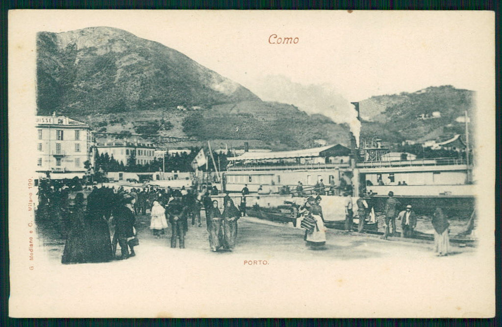 Como Città Battello cartolina TC0200 – fronte