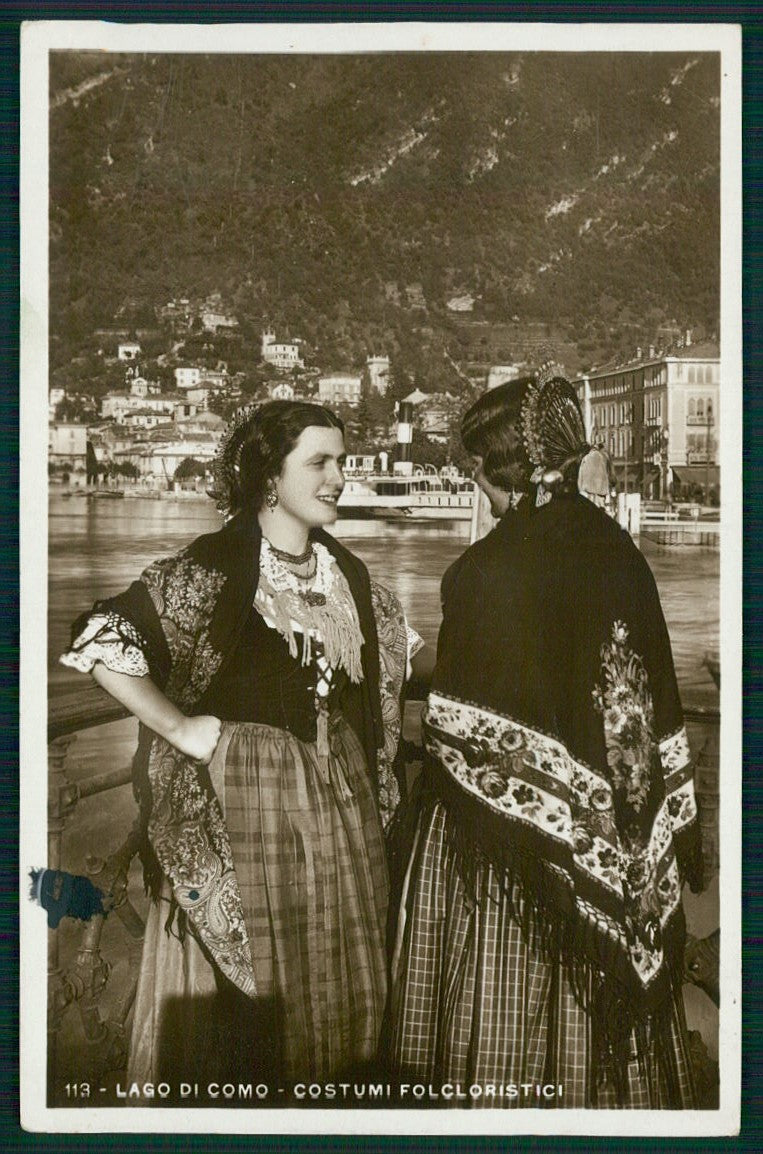Como Città Costumi Foto cartolina TC0205 – fronte