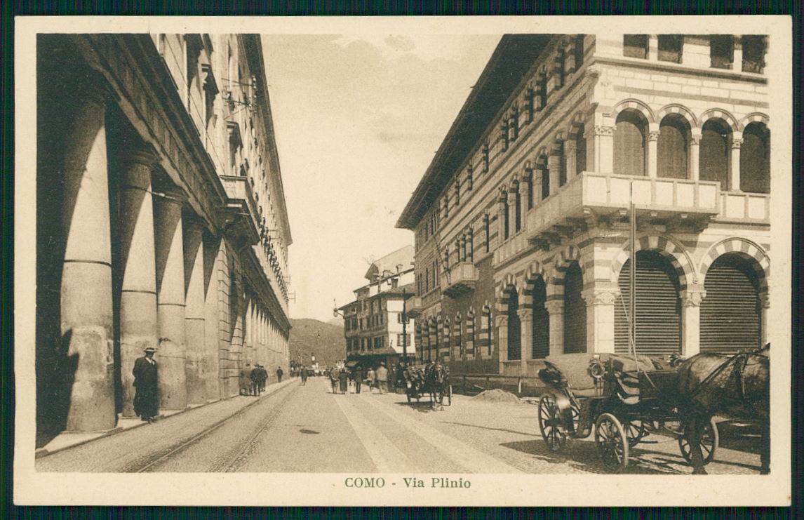 Como Città Via Plinio cartolina TC0207 – fronte