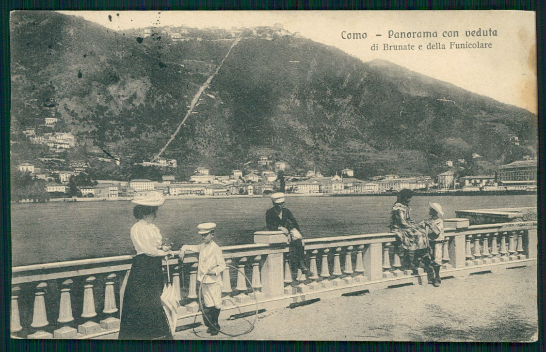 Como Città Brunate cartolina TC0209 – fronte
