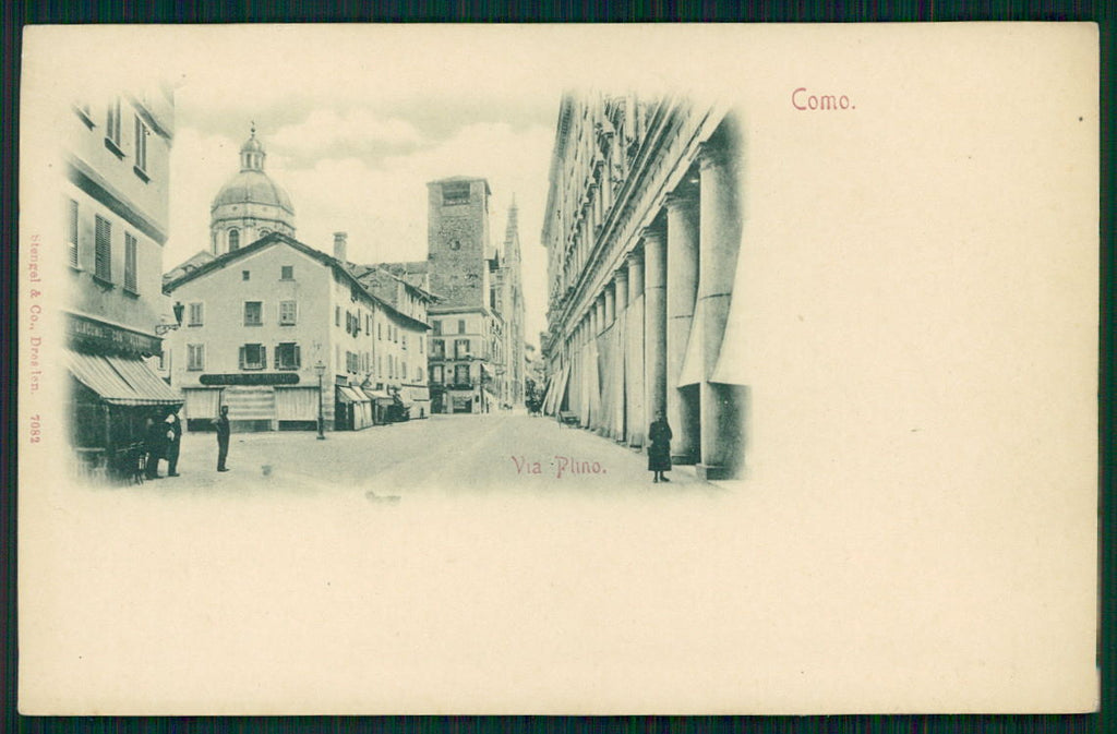 Como Città Piazza Cavour cartolina TC0217 – fronte