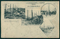 Como Città Esposizione 1899 incendio cartolina TC0228 – fronte