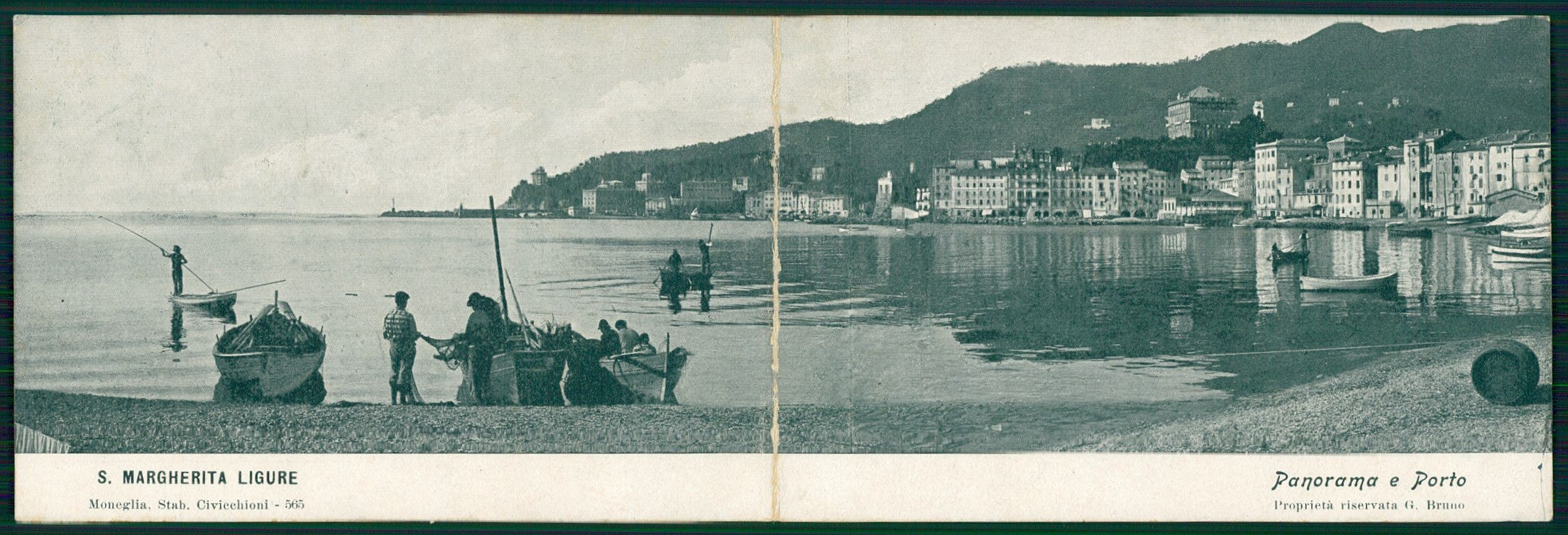Genova Santa Margherita ligure Civicchioni Doppia cartolina TC0243 – fronte
