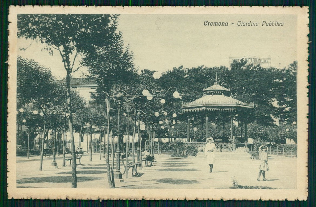 Cremona Città giardino pubblico cartolina TC0251 – fronte