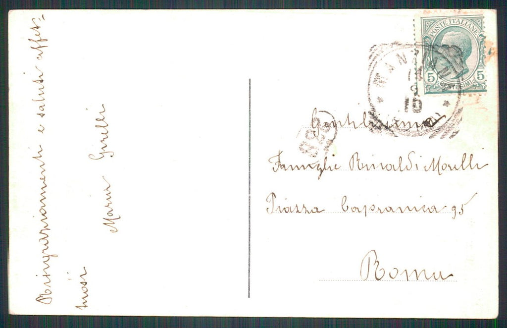 Roma Manziana via Antonio De Sanctis cartolina TC0266 – retro