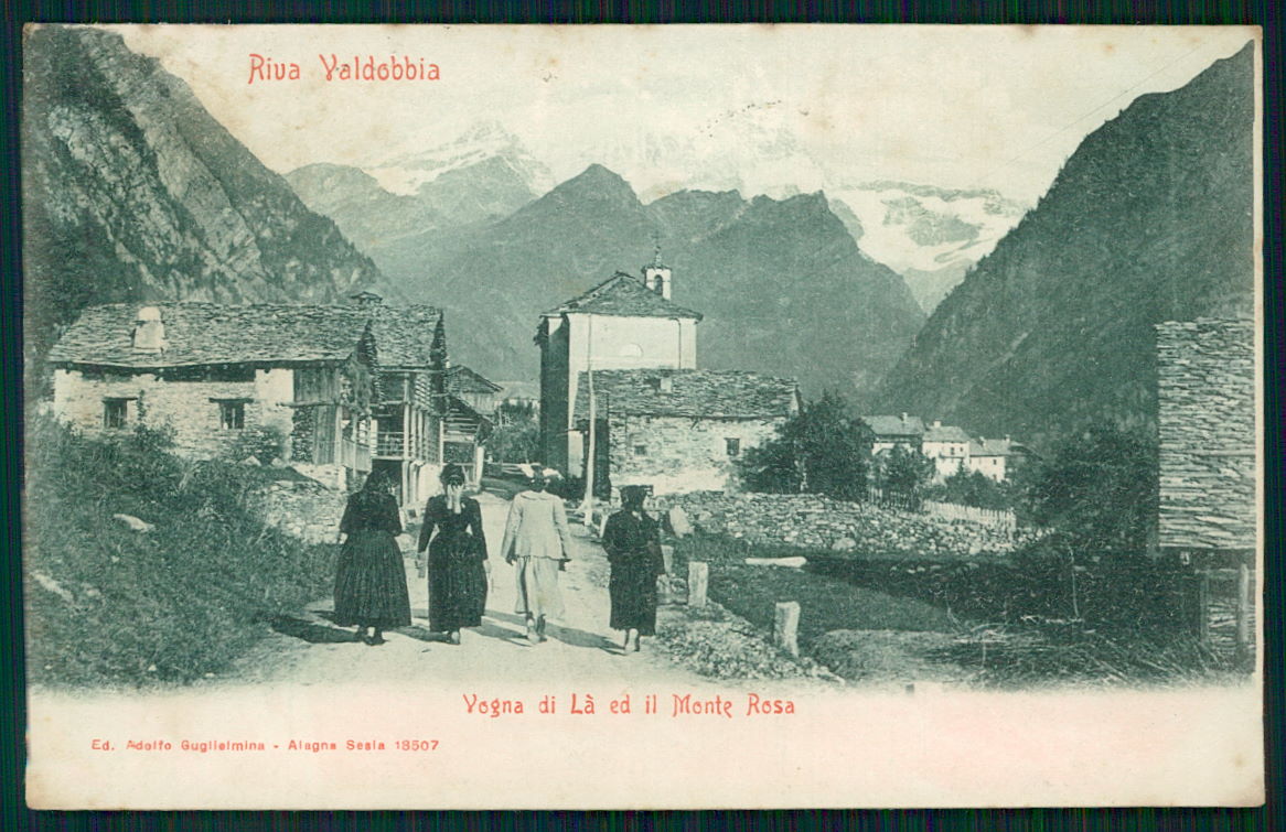 Vercelli Riva Valdobbia Monte Rosa cartolina TC0269 – fronte