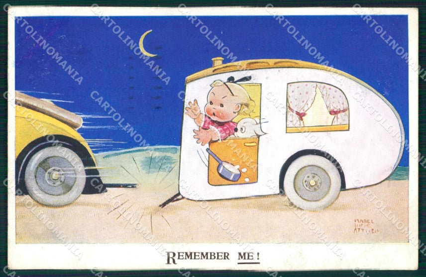 Mabel Lucie Attwell Valentine serie 4184 cartolina vintage postcard TC0280 – fronte