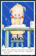 Mabel Lucie Attwell Valentine serie 3854 cartolina vintage postcard TC0285 – fronte