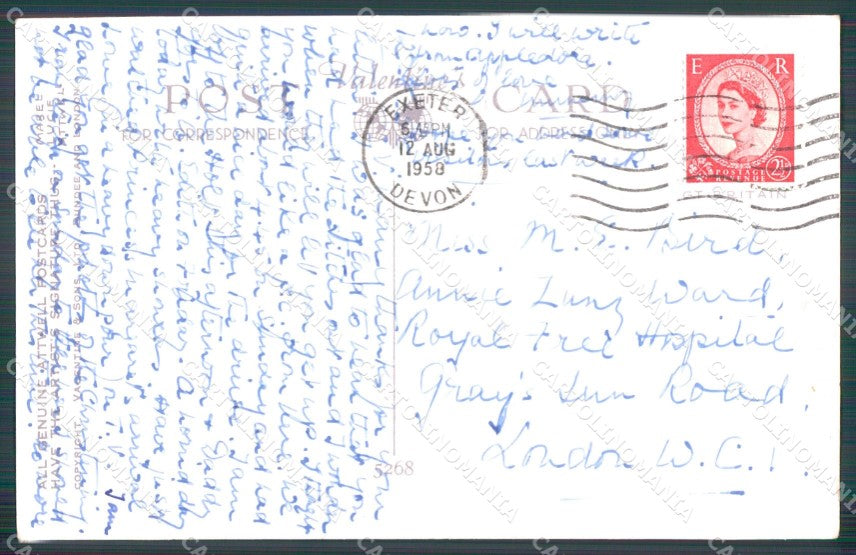 Mabel Lucie Attwell Valentine serie 5268 cartolina vintage postcard TC0306 – retro