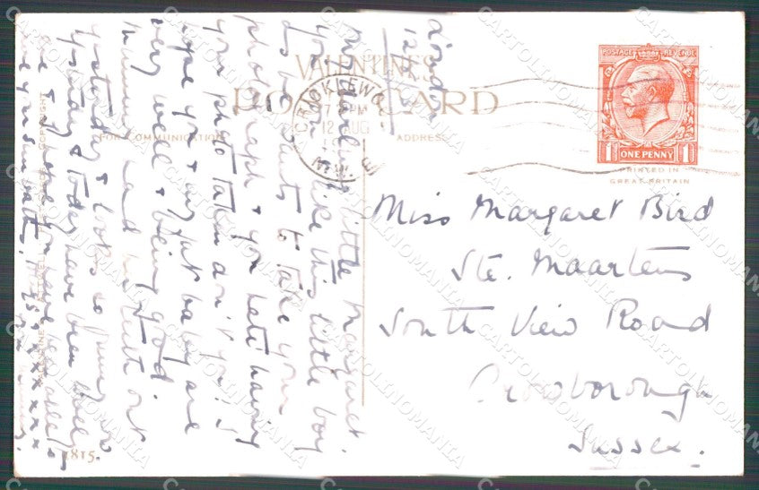 Mabel Lucie Attwell Valentine serie 1815 cartolina vintage postcard TC0316 – retro