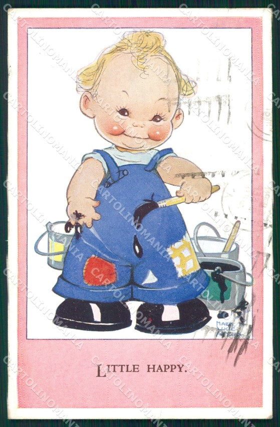 Mabel Lucie Attwell Valentine serie 4428 cartolina vintage postcard TC0318 – fronte