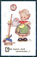 Mabel Lucie Attwell Valentine serie 1437 cartolina vintage postcard TC0326 – fronte