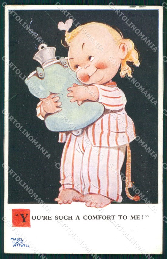 Mabel Lucie Attwell Valentine serie 2737 cartolina vintage postcard TC0327 – fronte
