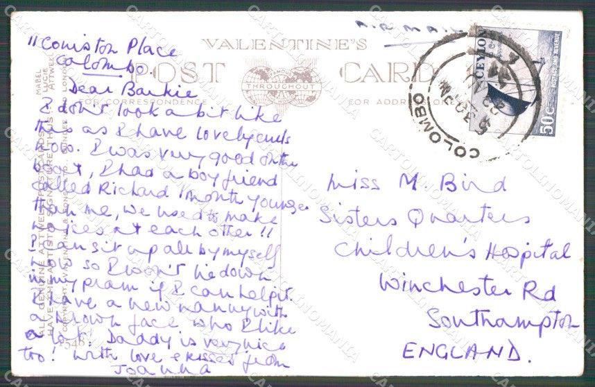 Mabel Lucie Attwell serie 1548 PIEGHINA SLIGHT CREASE cartolina postcard TC0329 – retro