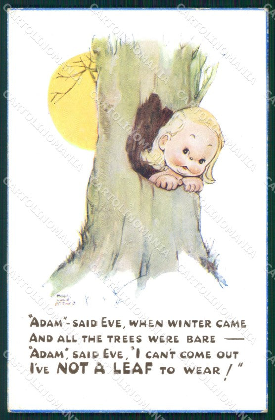 Mabel Lucie Attwell Valentine serie 1502 cartolina vintage postcard TC0330 – fronte