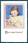 Mabel Lucie Attwell serie 1545 PIEGHINE SLIGHT CREASES cartolina postcard TC0334 – fronte