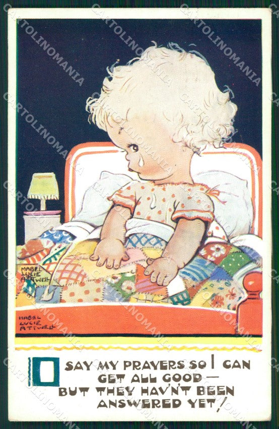 Mabel Lucie Attwell Valentine serie 5323 cartolina vintage postcard TC0335 – fronte