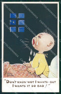 Mabel Lucie Attwell Valentine serie 1441 cartolina vintage postcard TC0339 – fronte