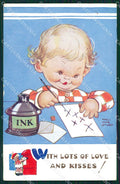 Mabel Lucie Attwell Valentine serie 5050 cartolina vintage postcard TC0343 – fronte