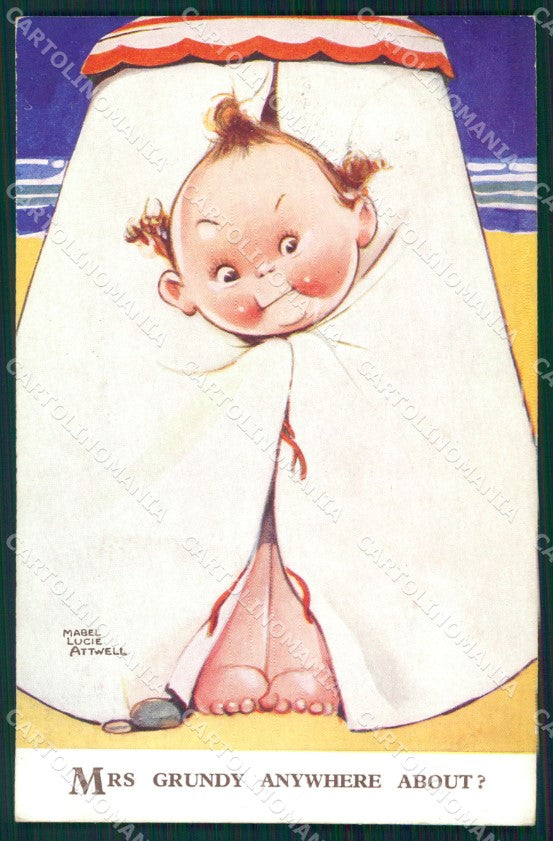 Mabel Lucie Attwell Valentine serie 2646 cartolina vintage postcard TC0344 – fronte