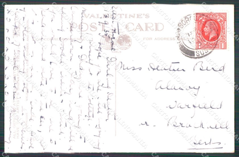 Mabel Lucie Attwell Valentine serie 2646 cartolina vintage postcard TC0344 – retro
