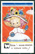Mabel Lucie Attwell Valentine serie 5354 cartolina vintage postcard TC0351 – fronte