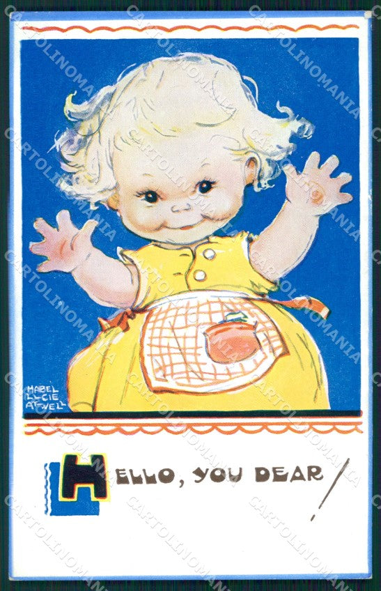 Mabel Lucie Attwell Valentine serie 5506 cartolina vintage postcard TC0354 – fronte