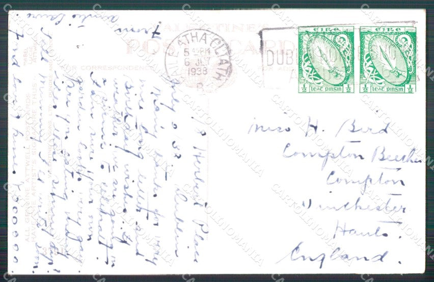 Mabel Lucie Attwell Valentine serie 3791 cartolina vintage postcard TC0358 – retro