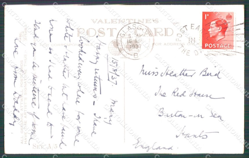Mabel Lucie Attwell Valentine serie A/5 cartolina vintage postcard TC0360 – retro