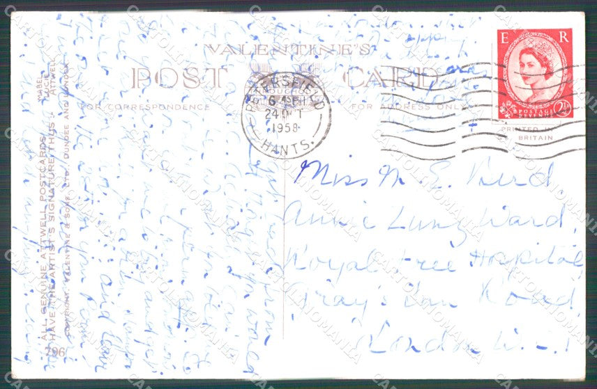 Mabel Lucie Attwell Valentine serie 796 cartolina vintage postcard TC0362 – retro