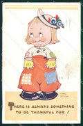 Mabel Lucie Attwell Valentine serie 1417 cartolina vintage postcard TC0363 – fronte