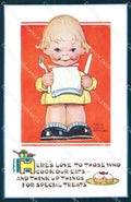 Mabel Lucie Attwell Valentine serie 5327 cartolina vintage postcard TC0367 – fronte