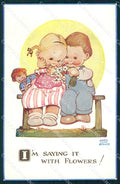 Mabel Lucie Attwell Valentine serie 1002 cartolina vintage postcard TC0371 – fronte