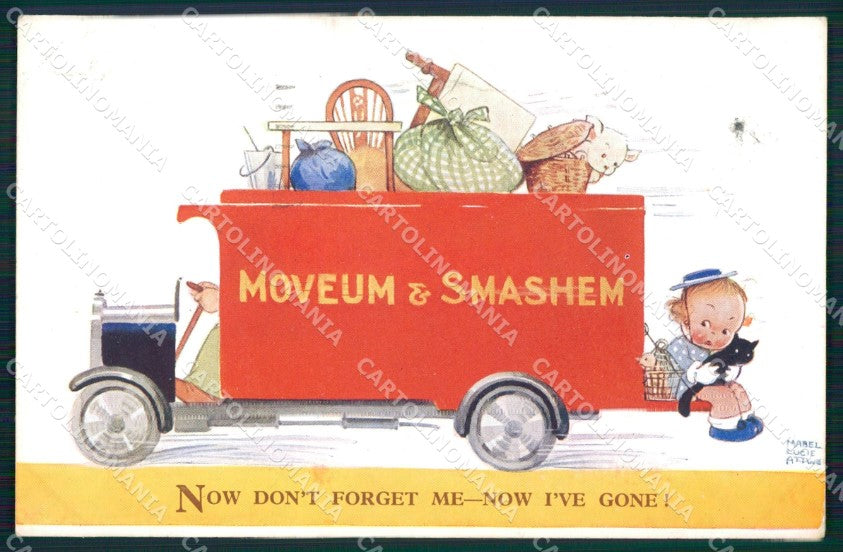 Mabel Lucie Attwell Valentine serie 2479 cartolina vintage postcard TC0387 – fronte