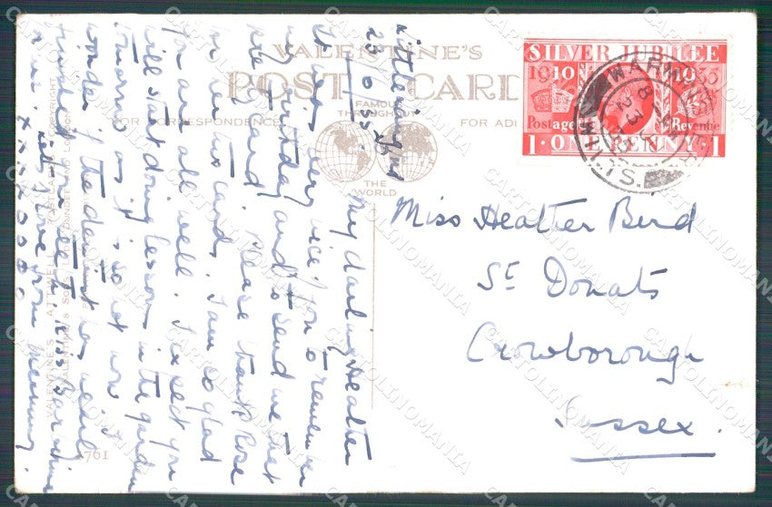 Mabel Lucie Attwell Valentine serie 1761 cartolina vintage postcard TC0388 – retro