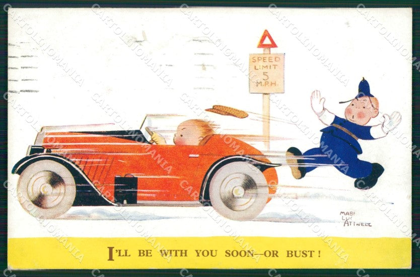 Mabel Lucie Attwell Valentine serie 1811 cartolina vintage postcard TC0389 – fronte