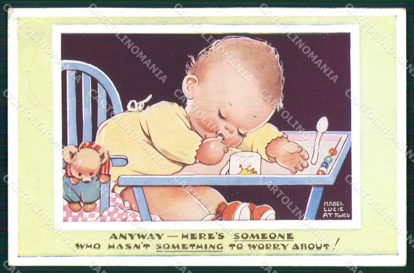 Mabel Lucie Attwell Valentine serie 1162 cartolina vintage postcard TC0392 – fronte