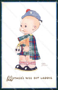 Mabel Lucie Attwell Valentine serie 1432 Laddie Boy cartolina postcard TC0402 – fronte