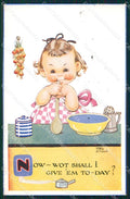 Mabel Lucie Attwell Valentine serie 808 cartolina vintage postcard TC0416 – fronte