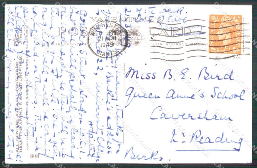 Mabel Lucie Attwell Valentine serie 808 cartolina vintage postcard TC0416 – retro