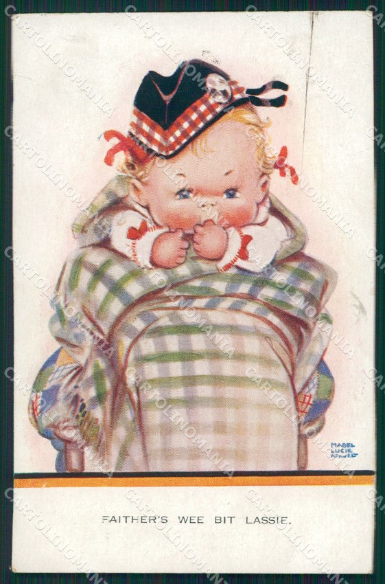 Mabel Lucie Attwell Valentine serie 1351 cartolina vintage postcard TC0429 – fronte