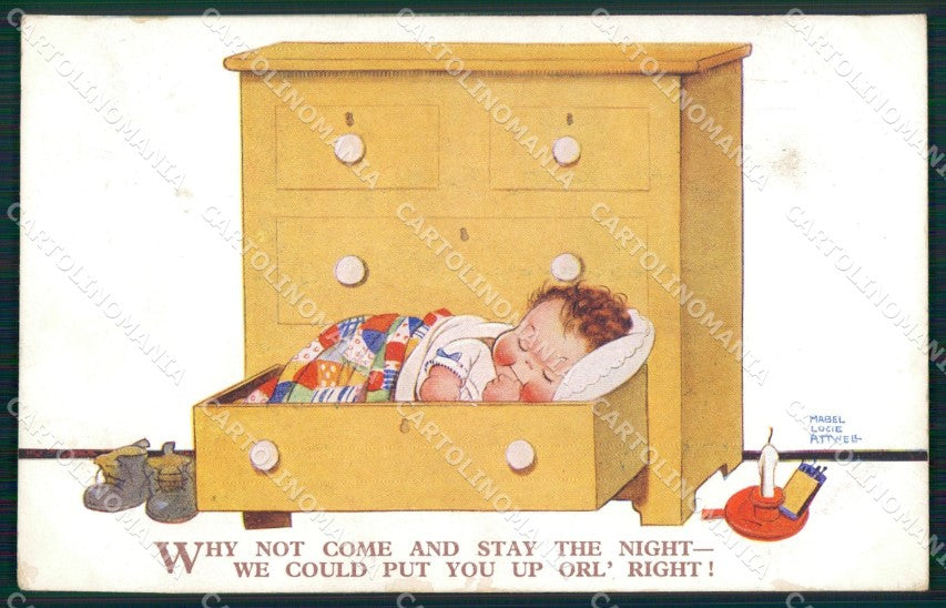 Mabel Lucie Attwell Valentine serie 1963 ABRASA cartolina postcard TC0441 – fronte