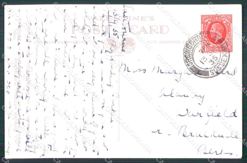 Mabel Lucie Attwell Valentine serie 2654 ABRASA Phone postcard TC0451 – retro
