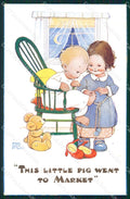 Mabel Lucie Attwell Valentine serie 1109 cartolina vintage postcard TC0463 – fronte