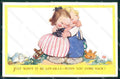 Lucie Attwell Valentine serie 396 cartolina vintage postcard TC0465 – fronte