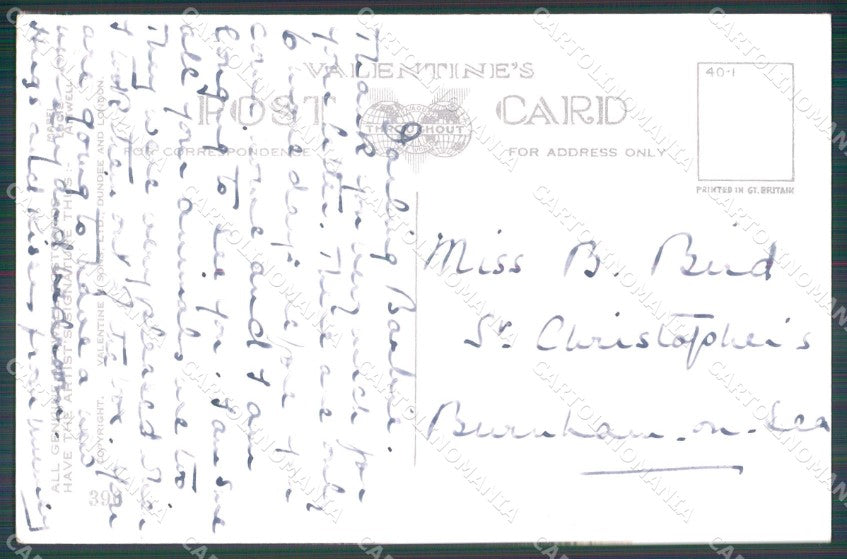 Lucie Attwell Valentine serie 396 cartolina vintage postcard TC0465 – retro