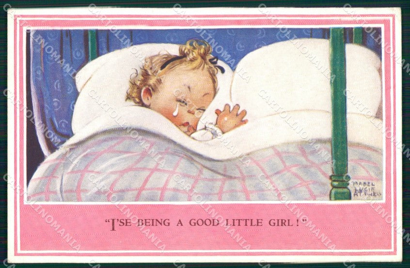 Mabel Lucie Attwell Valentine serie 399 cartolina vintage postcard TC0466 – fronte