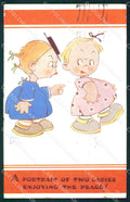 Mabel Lucie Attwell Valentine serie 1166 cartolina vintage postcard TC0481 – fronte