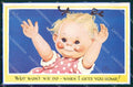 Mabel Lucie Attwell Valentine serie 810 cartolina vintage postcard TC0483 – fronte