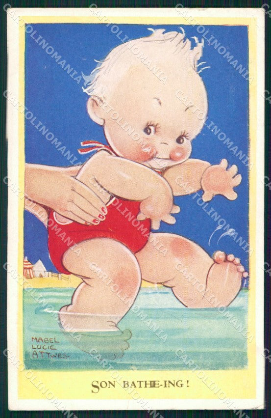 Mabel Lucie Attwell Valentine serie 4585 cartolina vintage postcard TC0491 – fronte